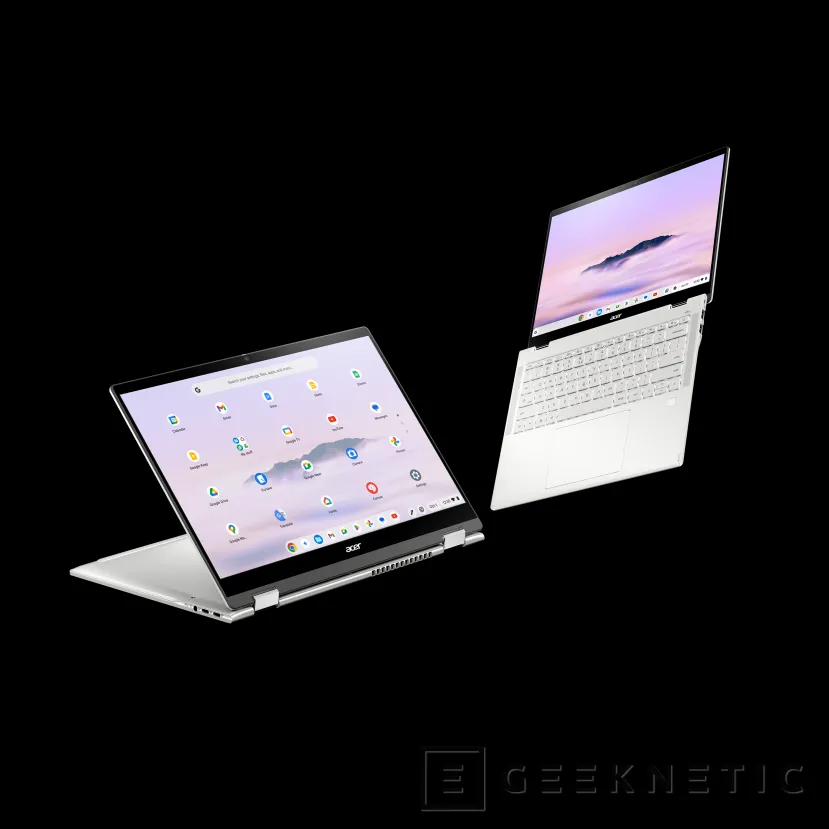 Geeknetic El nuevo Chromebook Plus de Acer es el Spin 514, un portátil que cuenta con el MediaTek Kompanio 910 y NPU dedicada 3