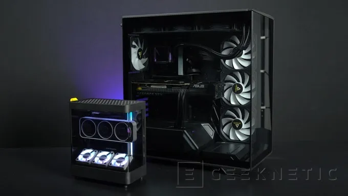 Geeknetic El Wee Beastie es el ordenador de 4,75 litros con un Intel Core Ultra 7 255H y una NVIDIA RTX 4070M en formato XMX 1