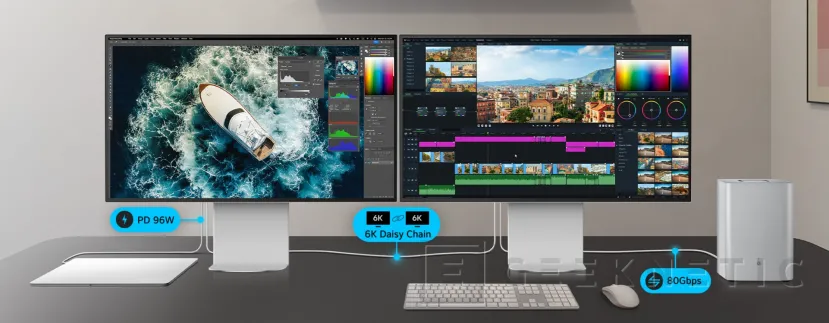 Geeknetic El nuevo monitor LG UltraFine Evo 6K ofrece conectividad Thunderbolt 5 3
