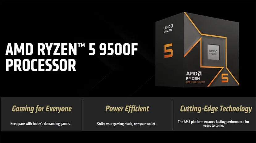 Geeknetic El AMD Ryzen 5 9500F se pondrá a la venta el 16 de septiembre, una opción ideal para equipos gaming económicos 1