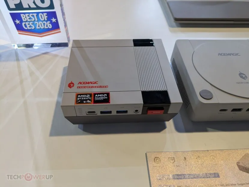 Geeknetic Acemagic muestra en el CES MiniPCs con diseño de Dreamcast y una APU hasta AMD Ryzen AI 9 HX 470 y 64 GB de RAM 2