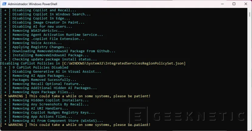 Geeknetic Cómo eliminar Copilot y toda la IA de Windows 11 4
