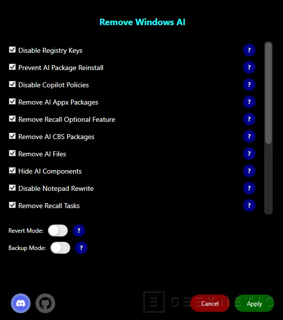 Geeknetic Cómo eliminar Copilot y toda la IA de Windows 11 2