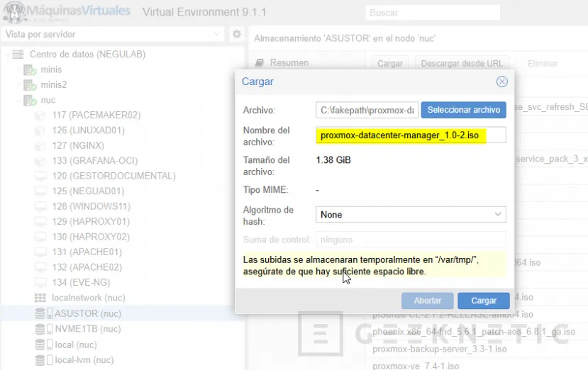 Geeknetic Proxmox Datacenter Manager: Cómo gestionar todos tus clusters en un solo panel 2