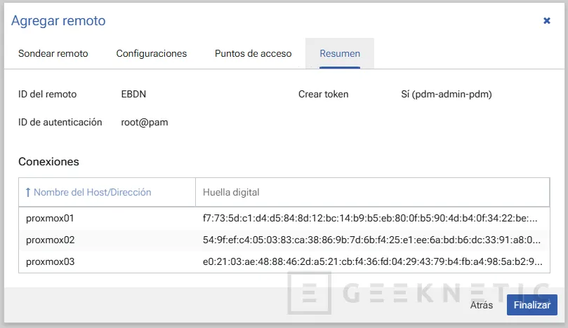 Geeknetic Proxmox Datacenter Manager: Cómo gestionar todos tus clusters en un solo panel 7
