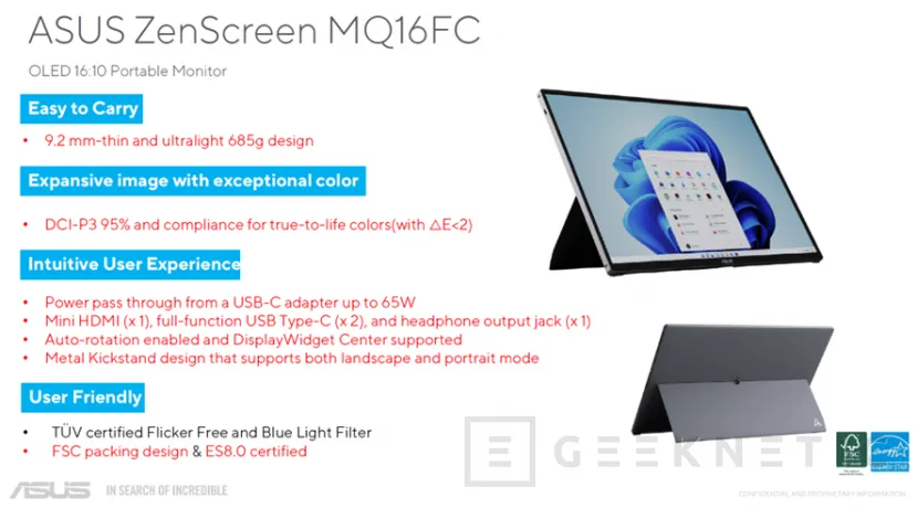 Geeknetic ASUS renueva sus gamas ProArt y ZenScreen con nuevos paneles OLED de 240 Hz y soluciones portátiles de alta frecuencia 4