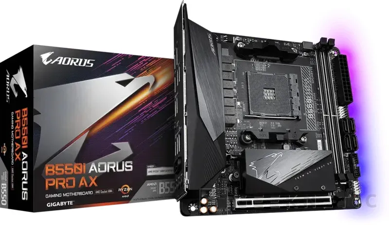 Geeknetic GIGABYTE reactiva AM4 en 2026 con cuatro placas nuevas: A520 y B550 en micro ATX y mini ITX, con ARGB, Q Flash Plus y hasta M.2 PCIe 4.0 4