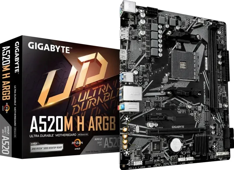 Geeknetic GIGABYTE reactiva AM4 en 2026 con cuatro placas nuevas: A520 y B550 en micro ATX y mini ITX, con ARGB, Q Flash Plus y hasta M.2 PCIe 4.0 1