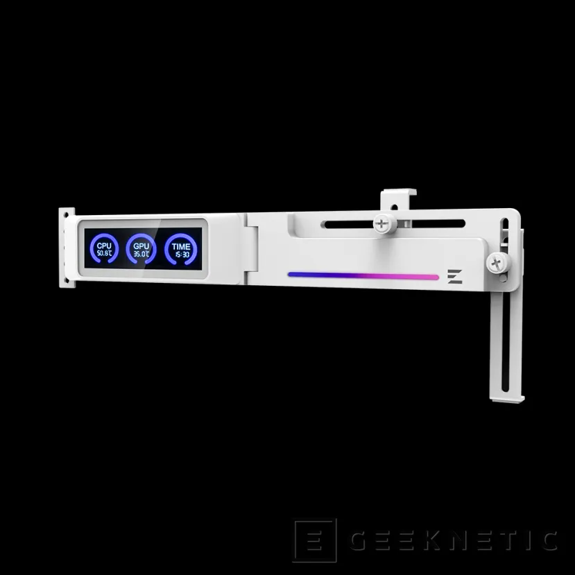 Geeknetic Ahora también tendrás una pantalla en tu soporte para la GPU con este nuevo modelo de ZALMAN 3