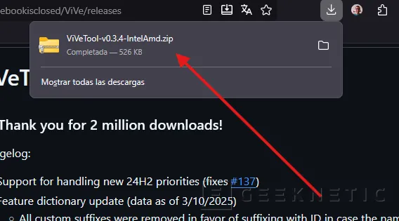Geeknetic Cómo Activar Funciones Ocultas en Windows 11. Así funciona ViVeTool 2
