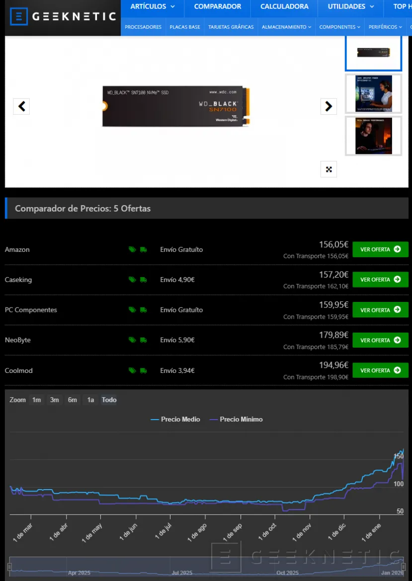 Geeknetic Kioxia afirma que la producción de memoria para 2026 ya está vendida, en el 2026 comenzará la escasez de discos SSD baratos 1