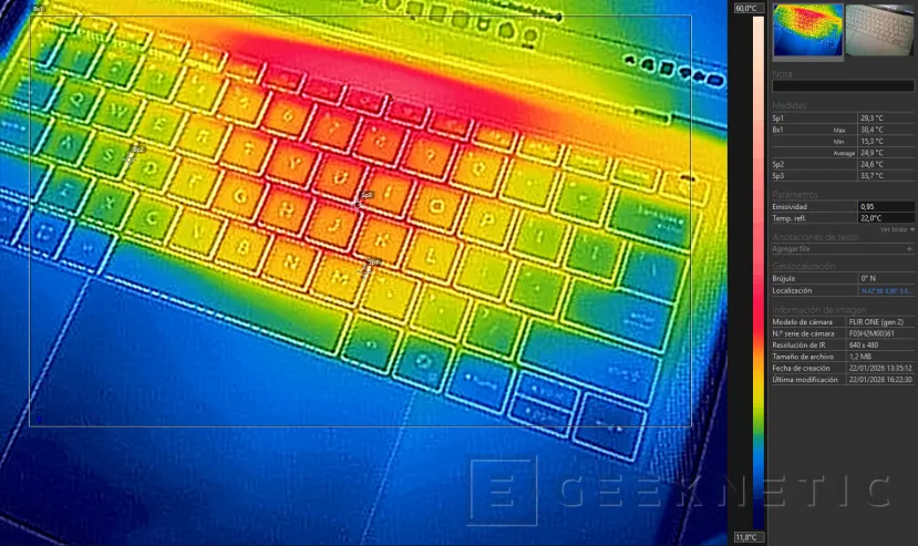 Geeknetic ASUS ExpertBook Ultra Review con Intel Core Ultra X7 358H 53