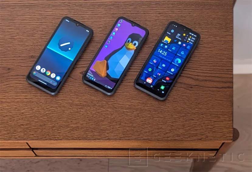 Geeknetic NexPhone apuesta por el triple arranque con Android, Linux y Windows 11 y revive el concepto Windows Phone en un solo dispositivo 1