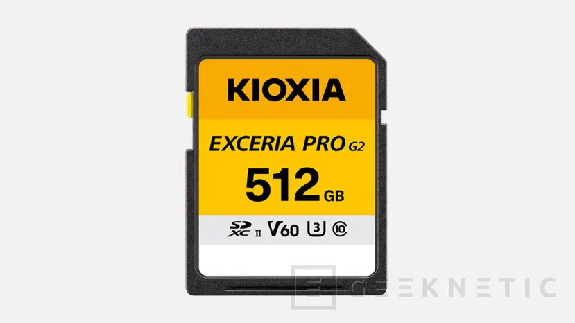 Geeknetic Kioxia presenta las SD UHS-II EXCERIA PRO G2 con hasta 310 MB/s de lectura y 512 GB de capacidad 2