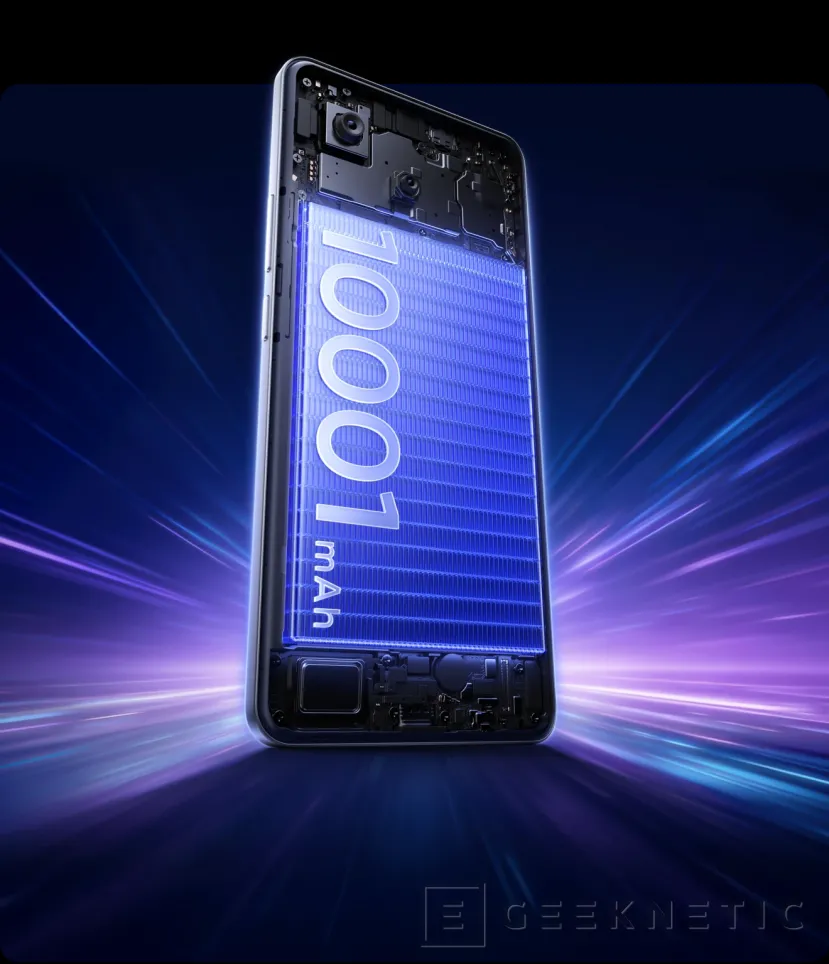 Geeknetic Realme ha lanzado el P4 Power, su teléfono con batería de 10.001 mAh capaz de reproducir hasta 32 horas de YouTube con una carga 2