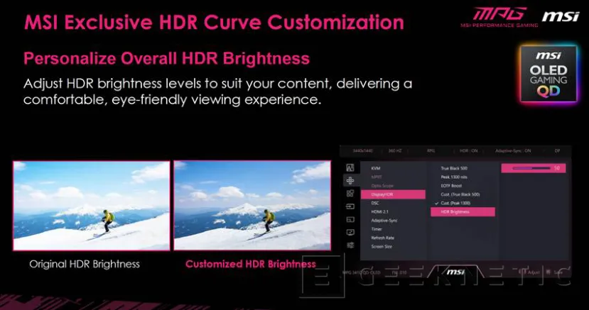 Geeknetic Así es el nuevo MSI MPG 341CQR QD-OLED X36 con paneles de quinta generación y lo último en tecnología 12