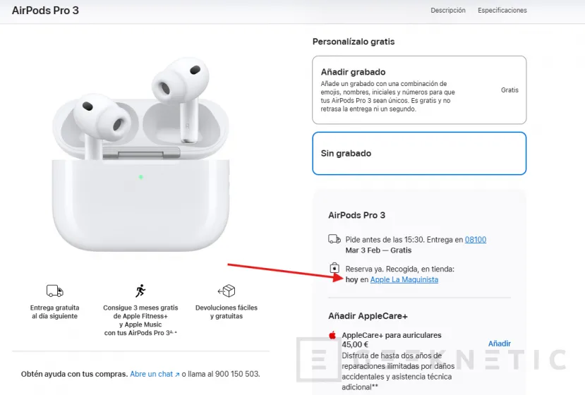 Geeknetic Apple admite que subestimó el éxito de los AirPods Pro 3: la falta de stock ha frenado sus ingresos 1