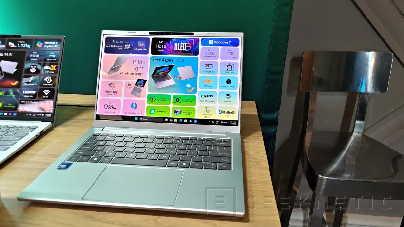 Geeknetic Los nuevos Acer Aspire ofrecen hasta un Intel Core Ultra 9 386H en un chasis fino y ligero 1