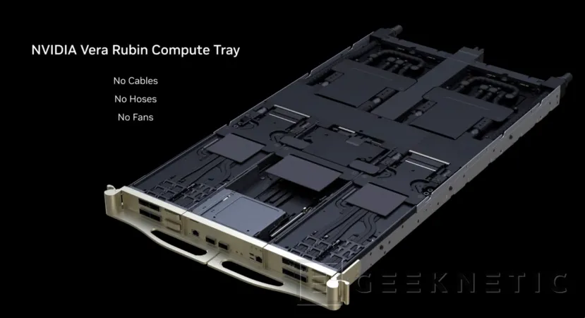 Geeknetic Así es NVIDIA Vera Rubin: Rendimiento x5 en inferencia de IA y el doble de potencia de CPU para una nueva generación de superordenadores 7