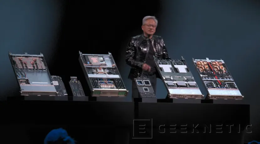 Geeknetic Así es NVIDIA Vera Rubin: Rendimiento x5 en inferencia de IA y el doble de potencia de CPU para una nueva generación de superordenadores 1