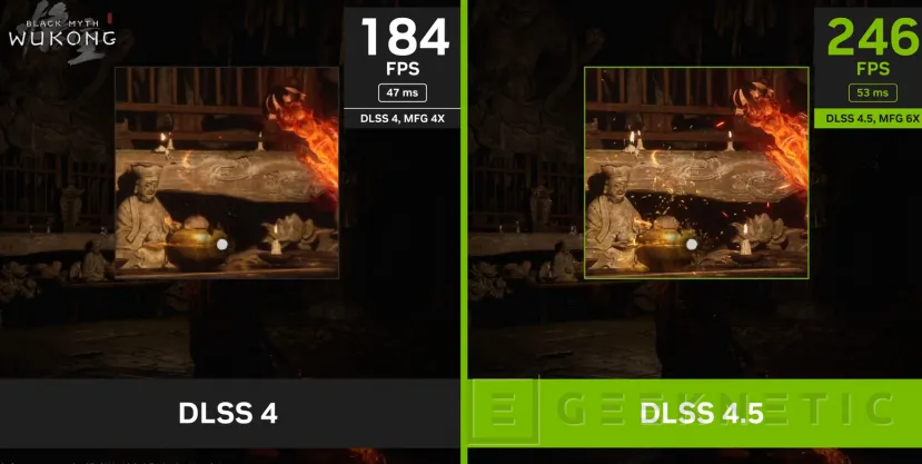 Geeknetic NVIDIA DLSS 4.5 estrena el modelo Transformer de 2a gen junto a Multi Frame Generation x6 para multiplicar aún más el rendimiento 8
