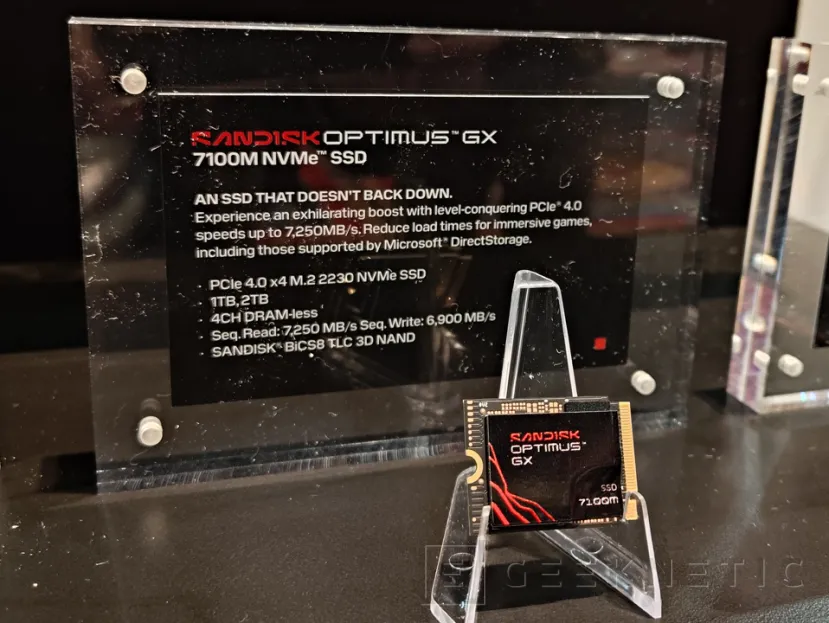 Geeknetic Sandisk reestructura su almacenamiento y lanza la gama Optimus: adiós a WD_BLACK y hola a los SSD PCIe 5.0 de 14 GB/s 2
