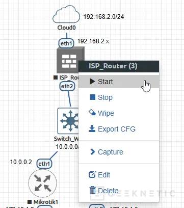 Geeknetic MikroTik CHR en EVE-NG: Domina la Virtualización de Infraestructuras 22