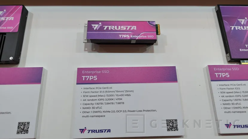 Geeknetic El disco TRUSTA T7P5 se presenta en factores de forma E1.S, U.2 y E3.S y capacidades de hasta 7.68 TB 2