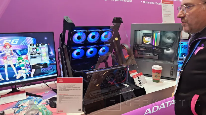 Geeknetic XPG sorprende con su caja DOCK abierta y personalizable con control inteligente de ventiladores capaces de invertir el flujo 2