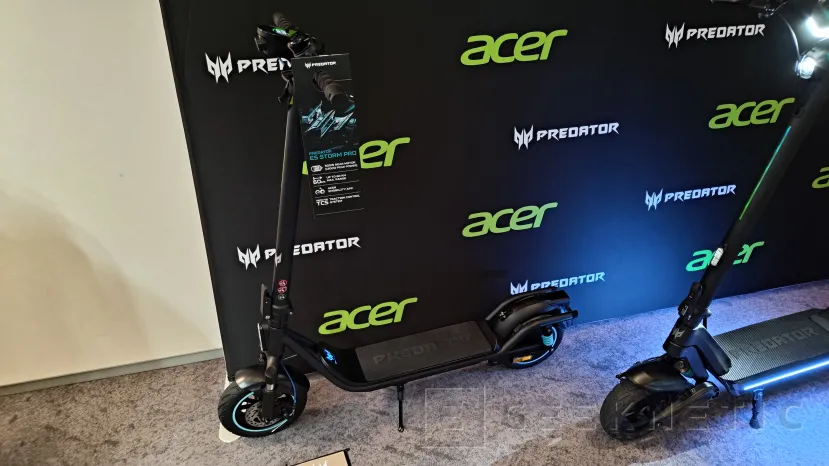 Geeknetic El nuevo patinete eléctrico Acer Predator ES Storm Pro alcanza 1.200 W de potencia pico 2