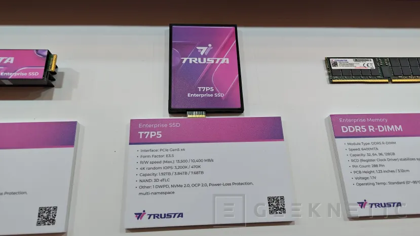 Geeknetic El disco TRUSTA T7P5 se presenta en factores de forma E1.S, U.2 y E3.S y capacidades de hasta 7.68 TB 3