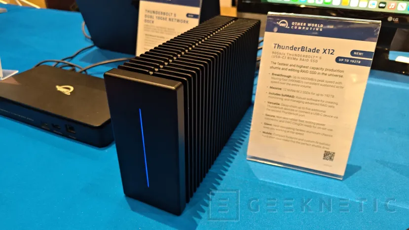 Geeknetic OWC rompe los límites del almacenamiento en el CES 2026: 192 TB en un solo dispositivo con Thunderbolt 5 1