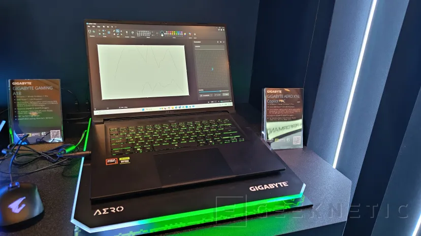 Geeknetic Gigabyte presenta en el CES 2026 tres portátiles bien diferenciados: potencia extrema, movilidad real y pantalla de 18 pulgadas 2