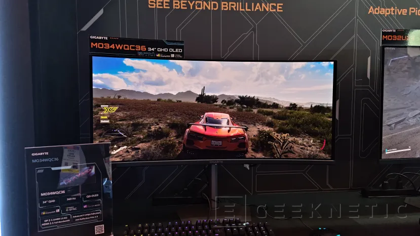 Geeknetic Nuevos monitores GIGABYTE con paneles QD-OLED, 34 pulgadas UltraWide o 32 pulgadas 4K 1