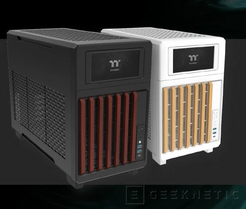 Geeknetic Thermaltake añade cajas de mini y media torre con elegantes frontales en madera 2