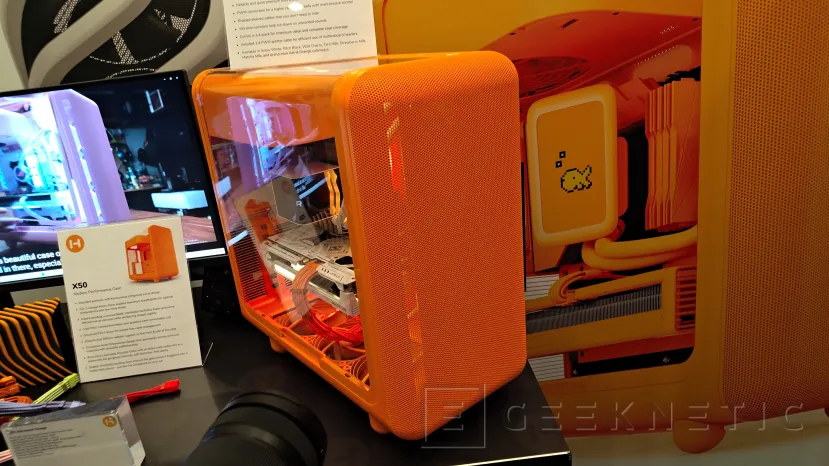 Geeknetic HYTE desafía los límites del diseño en el CES 2026: del concepto "imposible" Z90 a la realidad de la caja X50 2