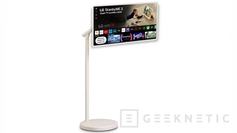 Geeknetic El LG StanbyME 2 Max llega a España con 32 pulgadas 4K y hasta 4,5 horas de batería 2