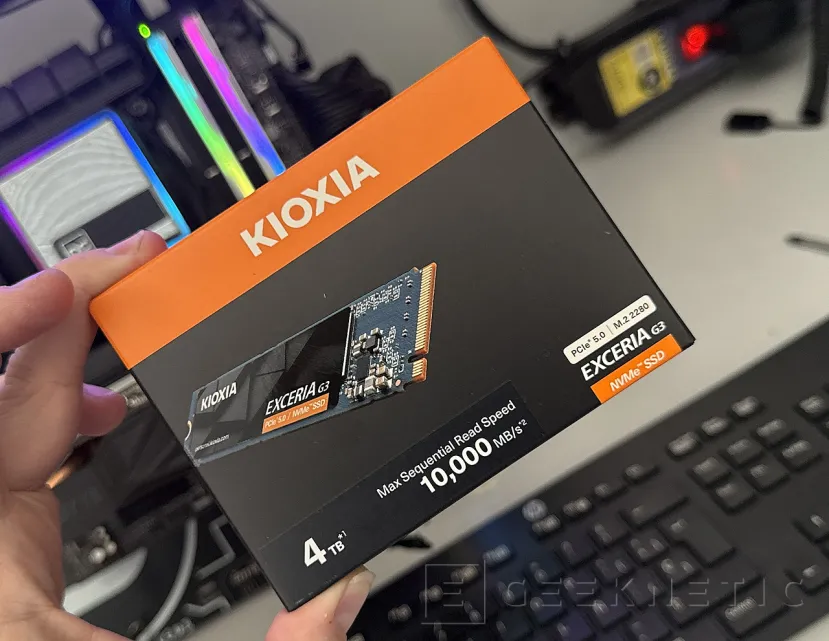 Geeknetic KIOXIA EXCERIA G3 4TB Review, 10.000MB/s y 4TB de QLC para alta densidad y PCIe 5.0 en la gama de entrada de Kioxia 1