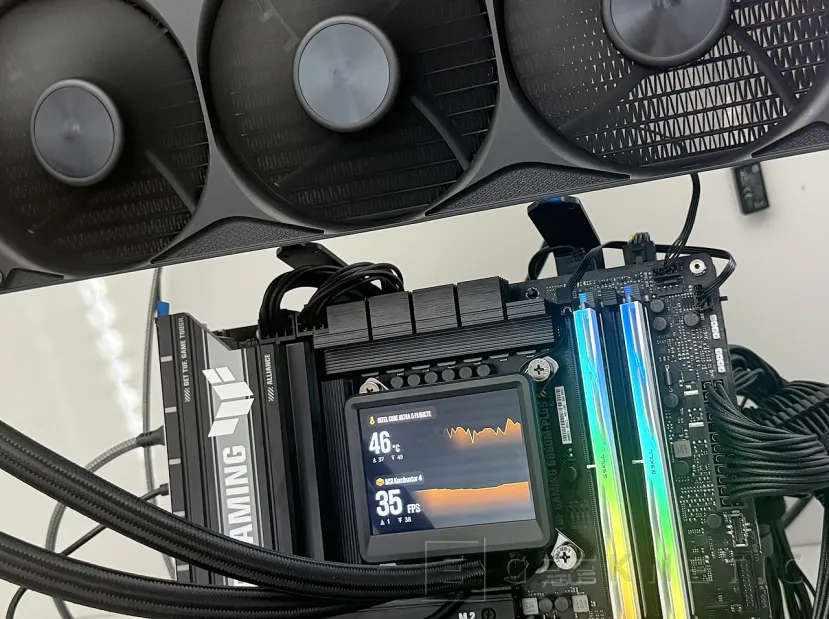 Geeknetic CORSAIR NAUTILUS II 360 RS LCD Review, ventiladores de marco unificado, bomba FlowDrive 2S y pantalla LCD por menos de 150 euros 18