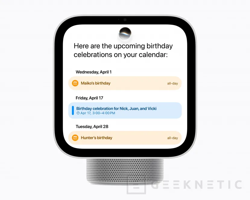 Geeknetic Apple presenta el HomeView, un hub domótico de 7 pulgadas con Siri IA por 299 dólares y que no llega a la UE 3
