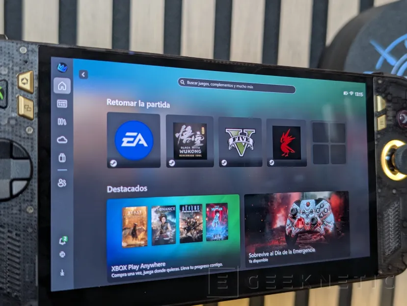 Geeknetic ASUS ROG Xbox Ally X20 Bundle Review: la plataforma de juegos portátil con la que tener una pantalla de 171 pulgadas en cualquier lugar 19