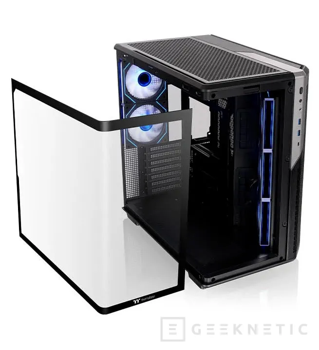 Geeknetic Thermaltake lanza la View 590 TG ARGB con cinco ventiladores de serie y cristal curvado 1
