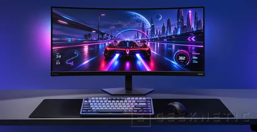 Geeknetic El nuevo monitor Philips Evnia tiene 36 pulgadas con una tasa de refresco de 260 Hz 2