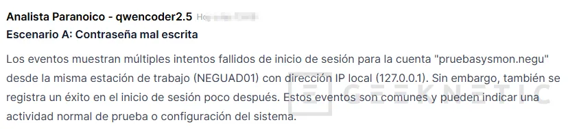 Geeknetic IA en Ciberseguridad: Cuando tu modelo local ve ataques falsos en Active Directory 19
