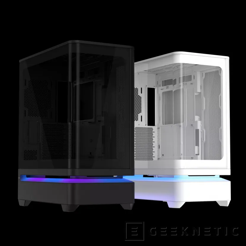 Geeknetic La caja ASUS Prime AP304 llega con cristal panorámico curvado y ranura de ventilación de 3 lados por 164,90 euros 5