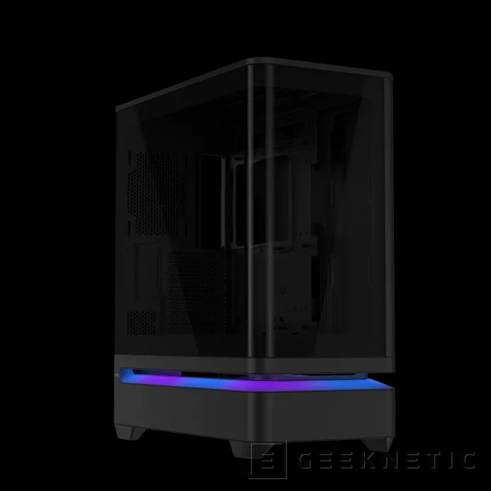 Geeknetic La caja ASUS Prime AP304 llega con cristal panorámico curvado y ranura de ventilación de 3 lados por 164,90 euros 1