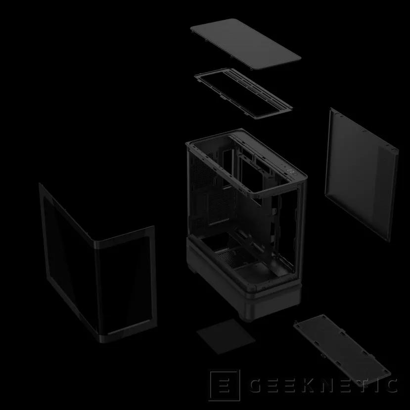 Geeknetic La caja ASUS Prime AP304 llega con cristal panorámico curvado y ranura de ventilación de 3 lados por 164,90 euros 4