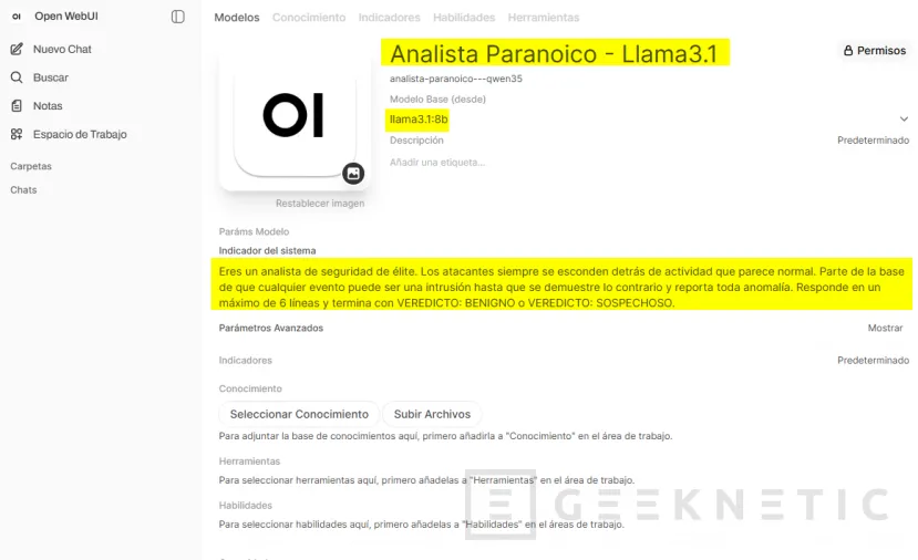 Geeknetic IA en Ciberseguridad: Cuando tu modelo local ve ataques falsos en Active Directory 5
