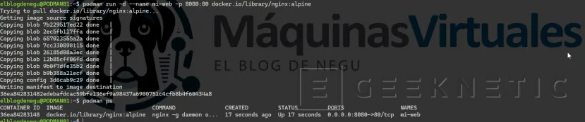 Geeknetic Cómo instalar Podman, alternativa a Docker, en Proxmox VE usando una máquina virtual Debian 11