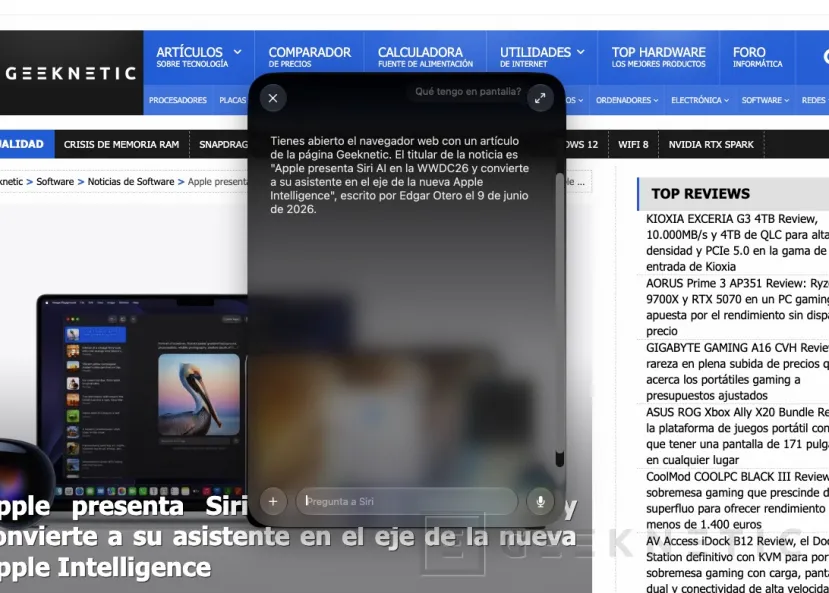 Geeknetic Ya puedes usar Siri AI en español en tu Mac: hemos probado la IA de Apple para saber lo que puede y no puede hacer 9